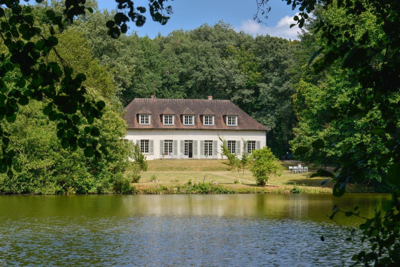 La Genetiere - Grande Maison Avec Etang En Sologne Mery-es-Bois Extérieur photo