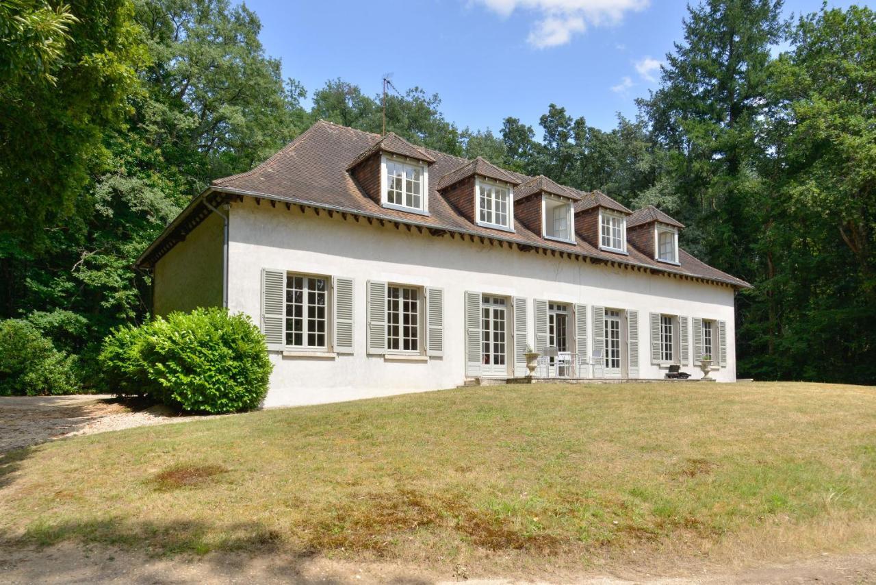 La Genetiere - Grande Maison Avec Etang En Sologne Mery-es-Bois Extérieur photo