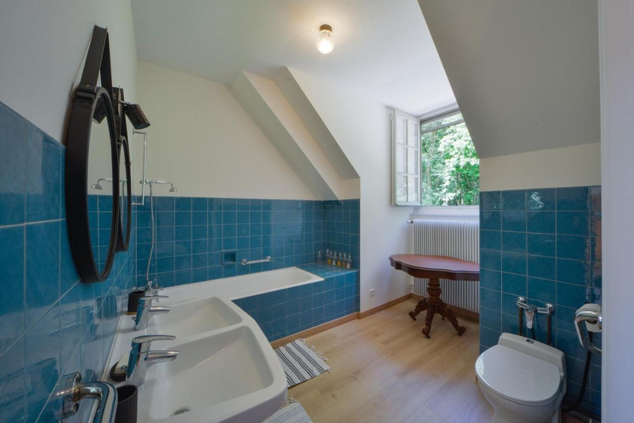 La Genetiere - Grande Maison Avec Etang En Sologne Mery-es-Bois Extérieur photo