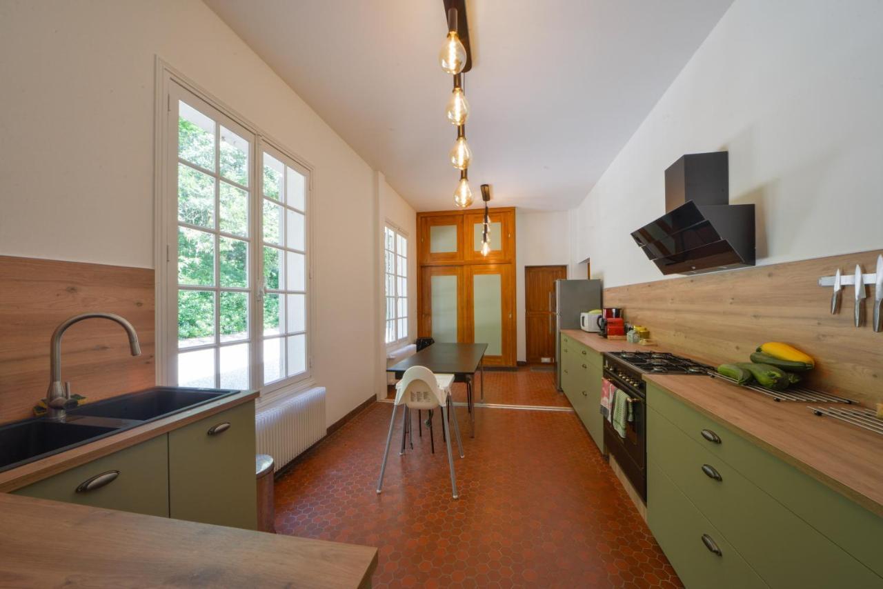 La Genetiere - Grande Maison Avec Etang En Sologne Mery-es-Bois Extérieur photo